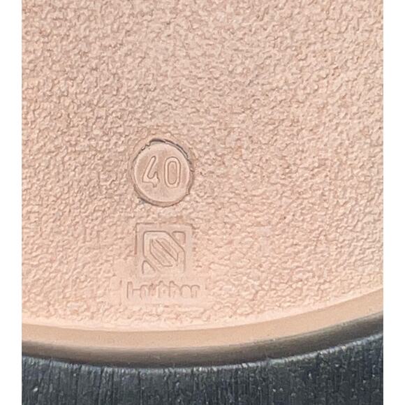 Girotti Hidden Wedge Ankle Bootie Loden Green Black Fringe Tassel 40 EU / 9.5 US - Picture 8 of 11